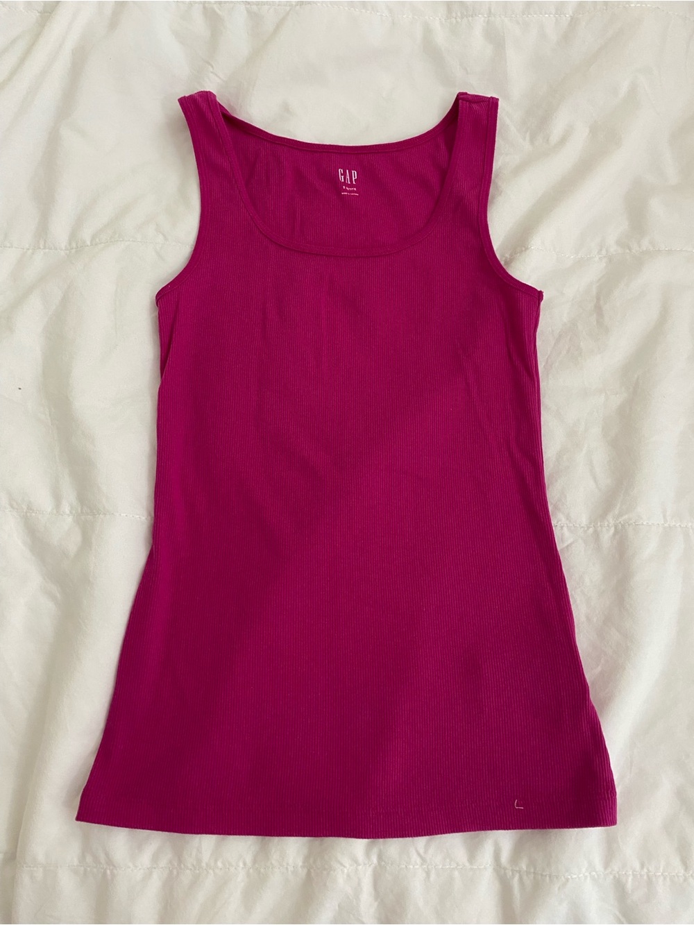 GAP Ribbed Tank Top - Magenta